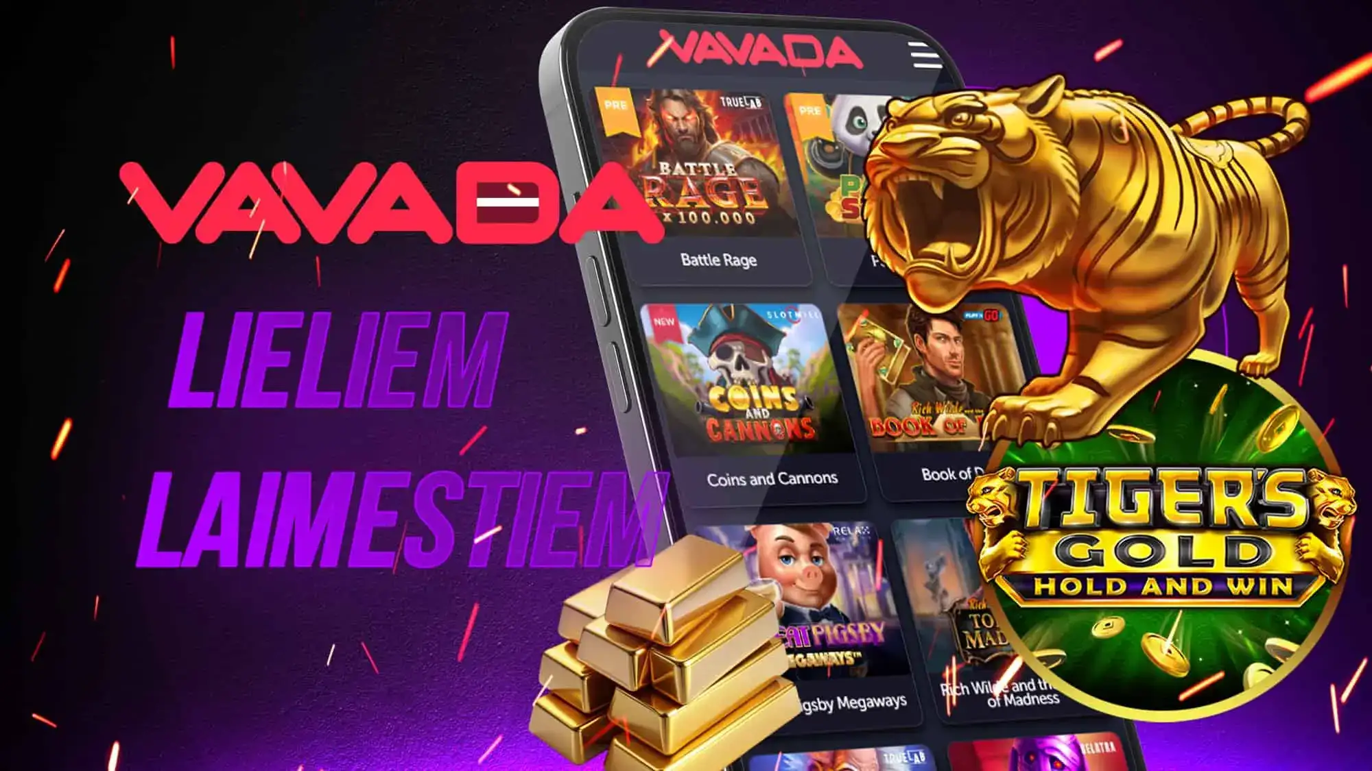 Spēlējiet labāko spēli Tigers Gold Vavada kazino