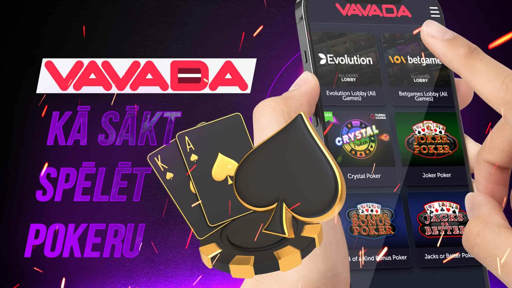 Sāciet spēlēt pokeru tagad