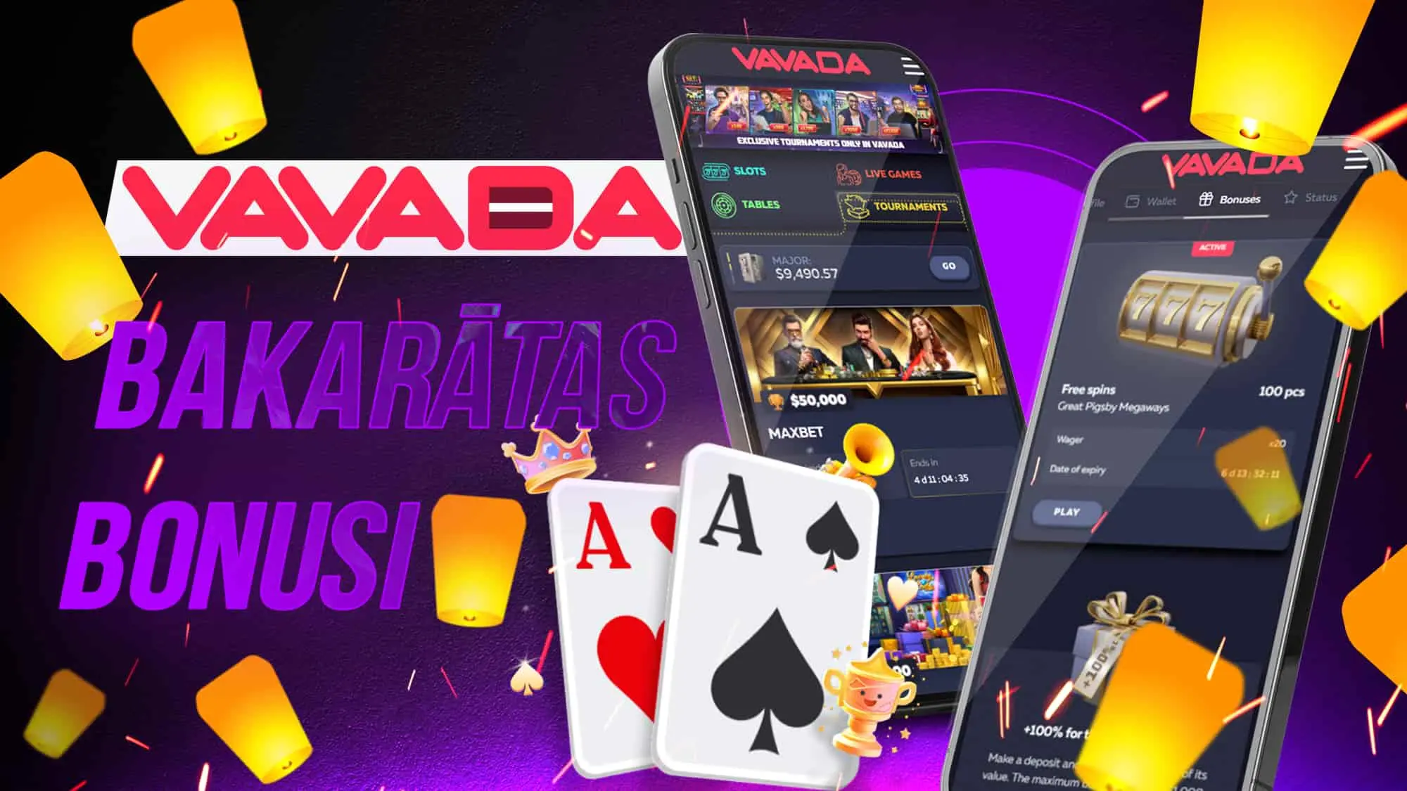 Saņemiet bonusus, spēlējot Baccarat Vavada Casino