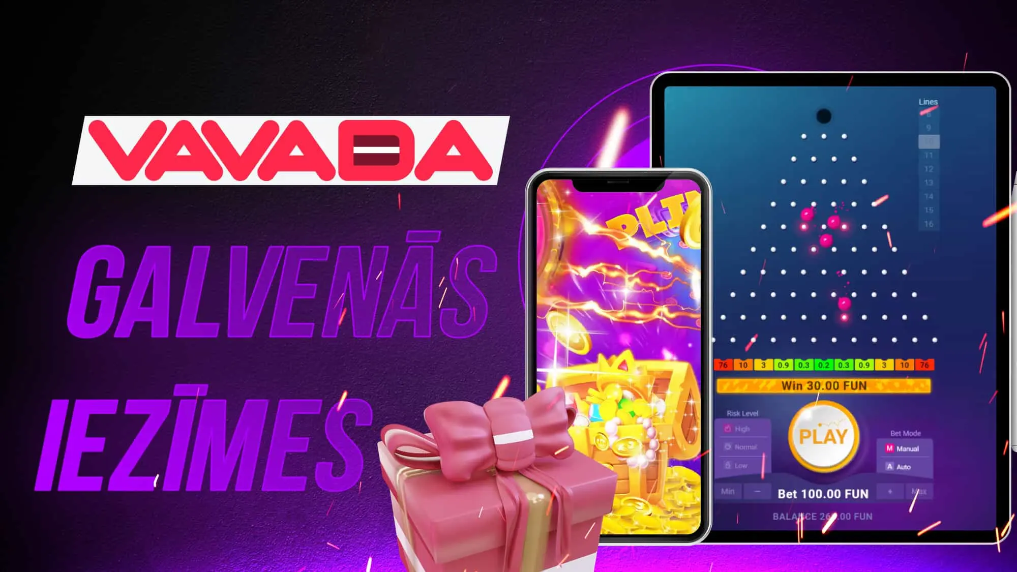 Plinko spēles galvenās funkcijas